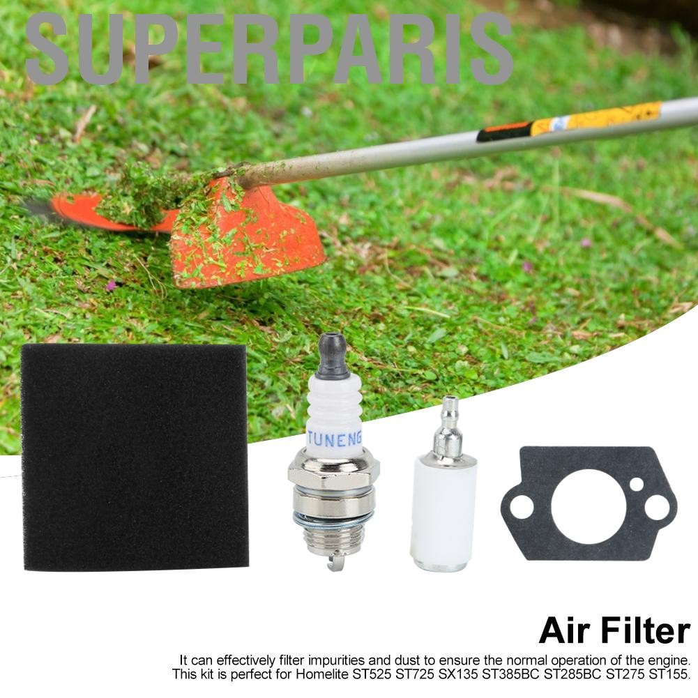 Superparis Superparis-th Aunmas Lawn Trimmer Air Filter Plug Plug Kit เหมาะสำหรับ String St285bc ST2