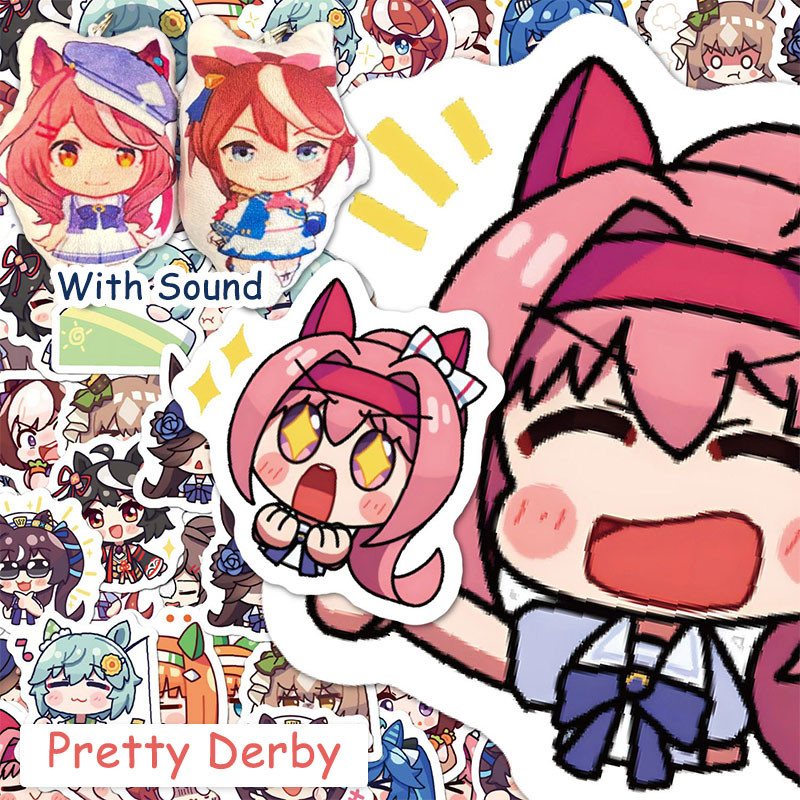 Pretty Derby Tokai Teio Mambo ตุ๊กตาตุ๊กตา 85 ชิ้น Pretty Derby Haru Urara สติกเกอร์
