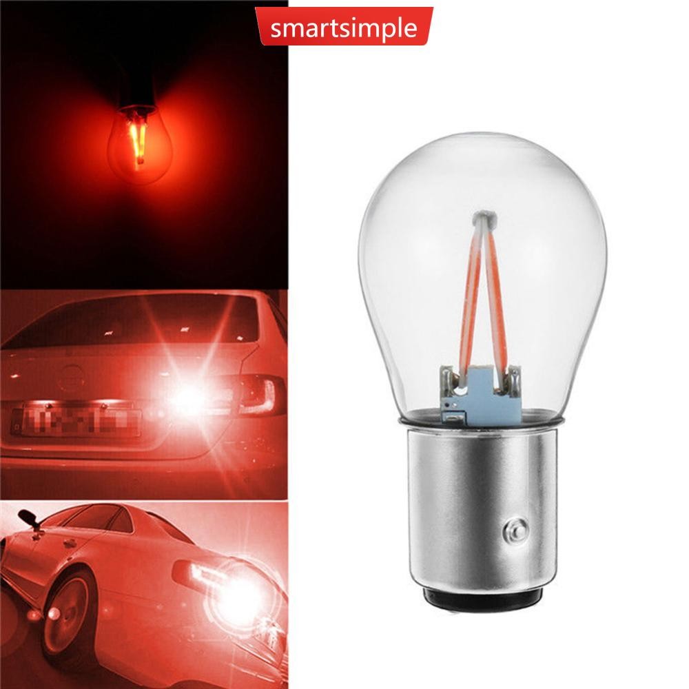 SMARTSIMPLE 1 PC 1157 12V BA15D COB LED รถย้อนกลับสํารองหางไฟเบรคหลอดไฟ L6Z6