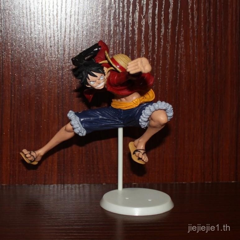 ขายร้อนของแท้จํานวนมาก One Piece SC Modeling King Two-block Luffy Group ยืน Jingpin Figure