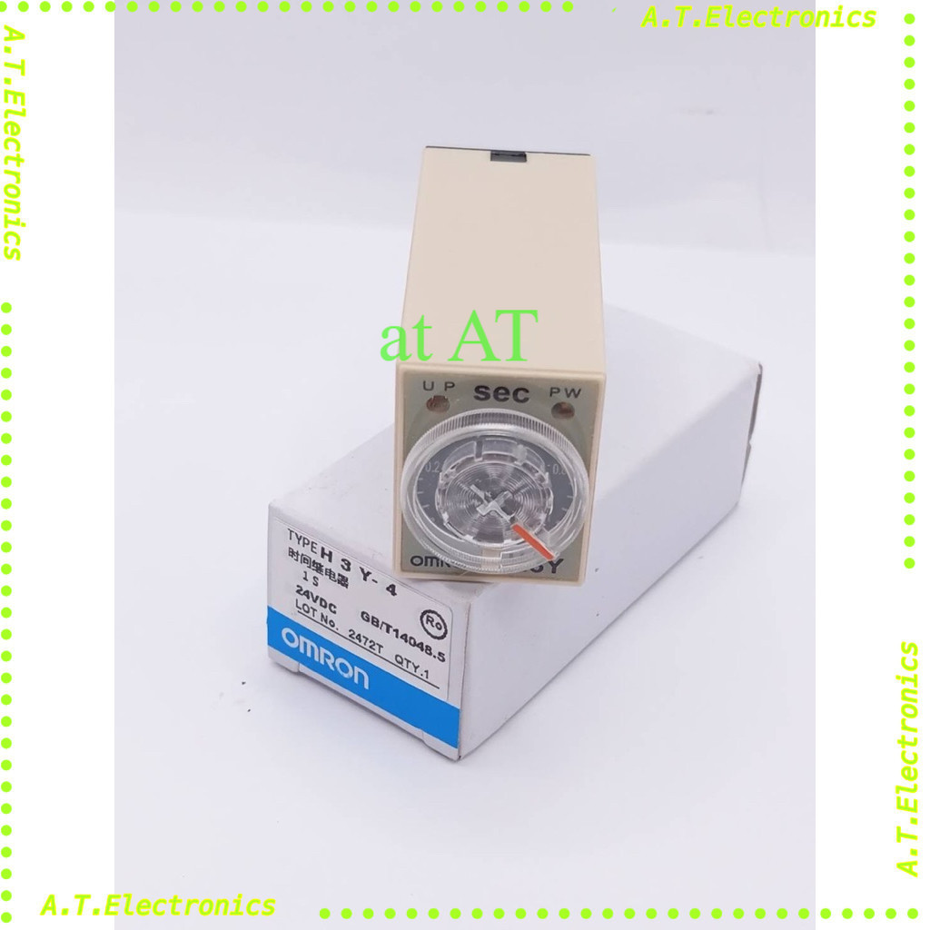 พร้อมส่ง! H3Y-4 1S 24V ทามเมอร์เวลา H3Y-4 1S 24V สินค้าถ่ายจากงานจริงทางร้าน ของมือ1