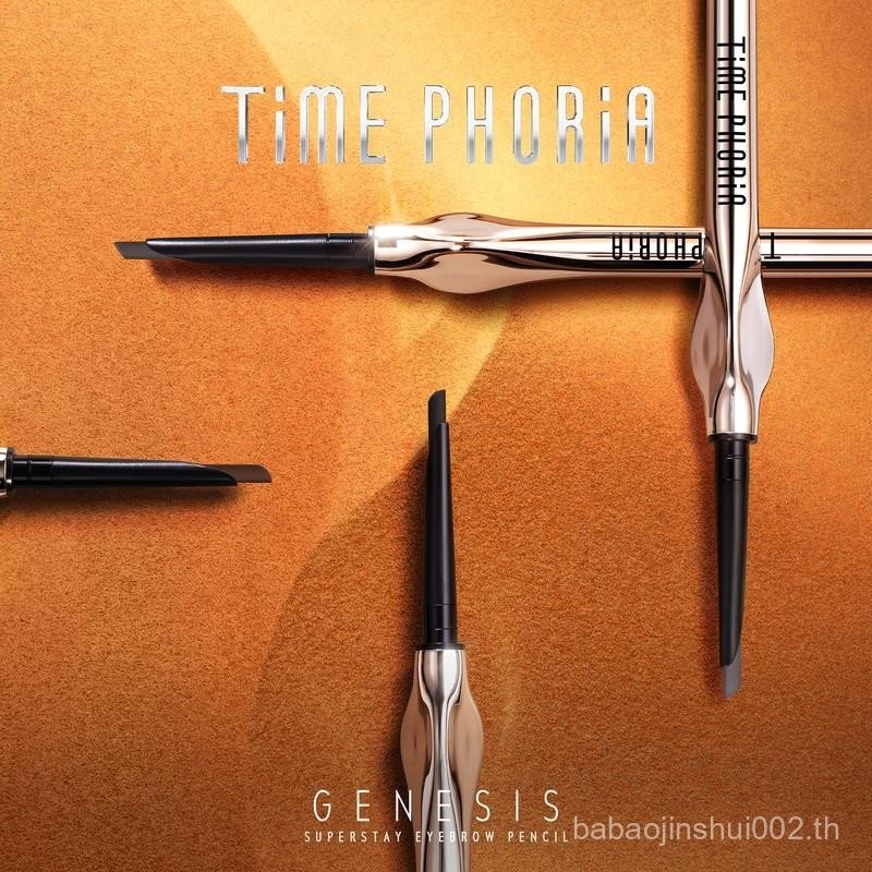 TIMEPHORIA Genesis Superstay Eyebrow Pencil -ดินสอเขียนคิ้วทรงหัวตัด เนื้อเนียนละมุน สีคมชัด ติดทนนา