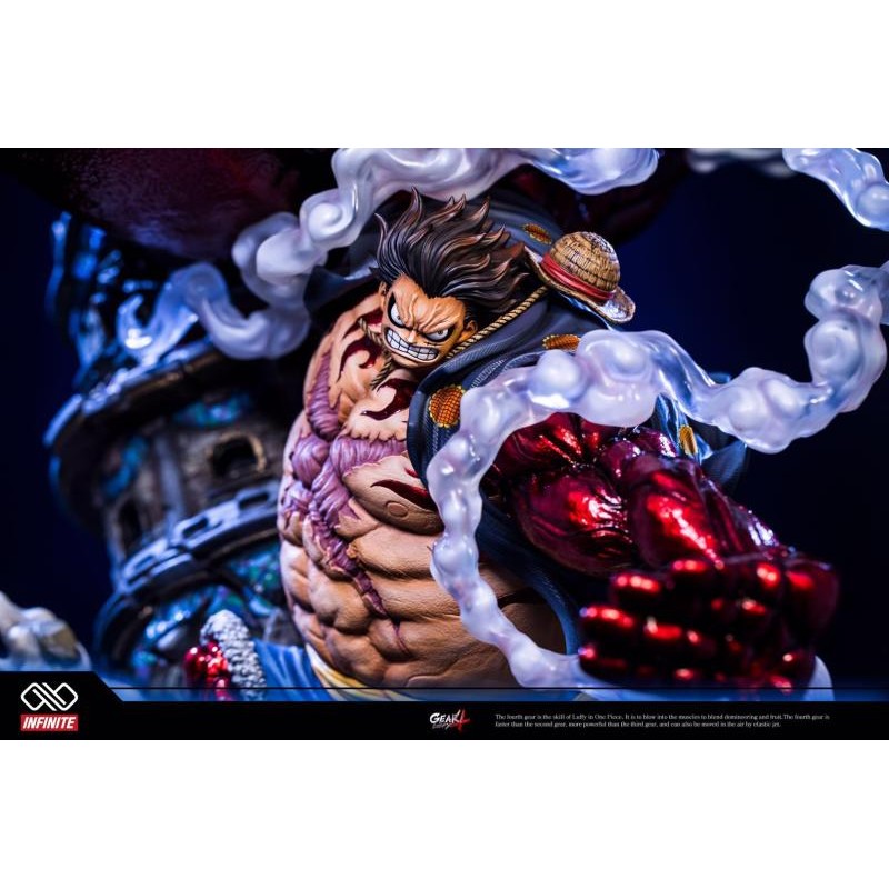 YY รูป One Piece ครู Du Fourth Gear Luffy Super ขนาดใหญ่รูปปั้นความสูง 110 ซม.