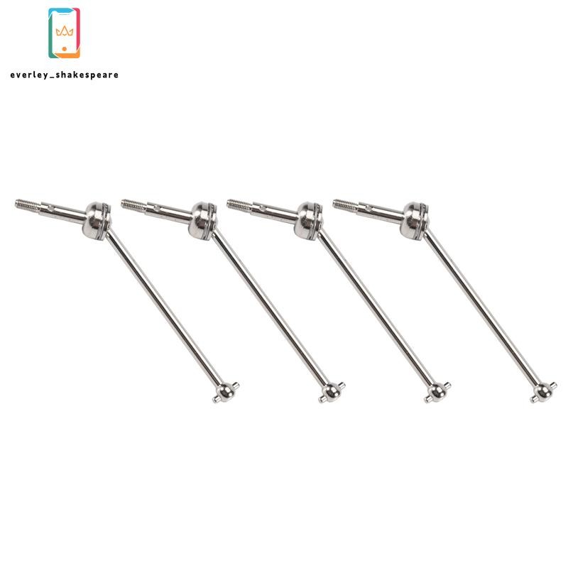 แกนไดรฟ์โลหะ 4 ชิ้นสําหรับ 144001 1/14 4WD รถ RC รุ่นอะไหล่ 144001-1315 เพลาขับเคลื่อนล้อหน้า