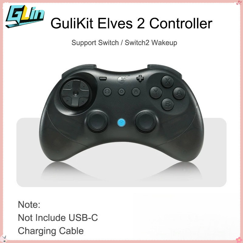 GuliKit NS58 Elves 2 Universal Bluetooth Controller - ใช้งานได้กับ Switch 2, PC, Android & iOS + ฟัง