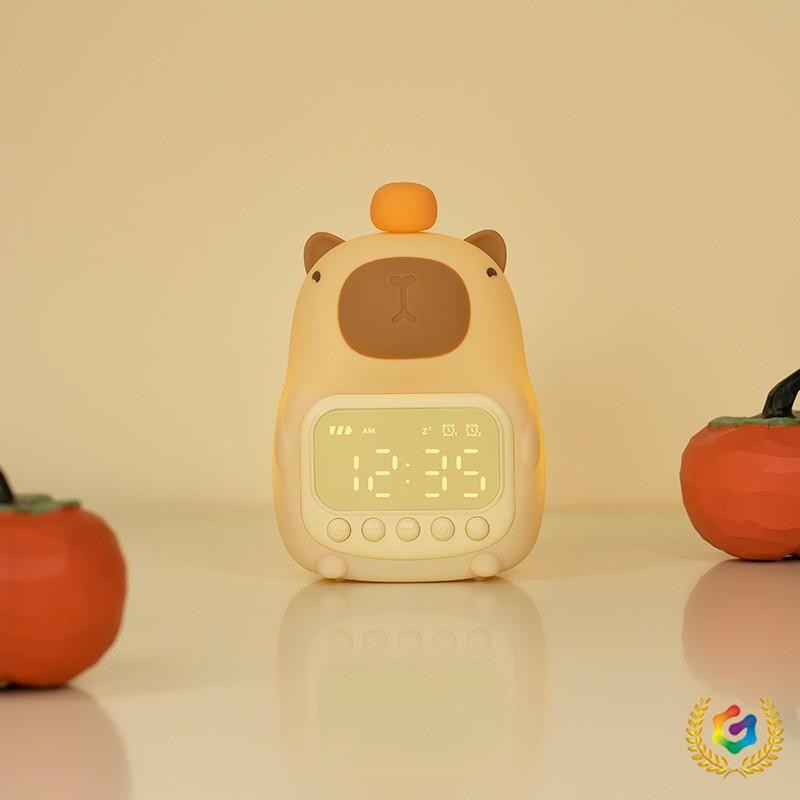 นาฬิกาปลุกอัจฉริยะ Kabara สำหรับนักเรียน มีไฟคู่มือกลางคืน ใช้งานได้ทั้งบนโต๊ะและข้างเตียง