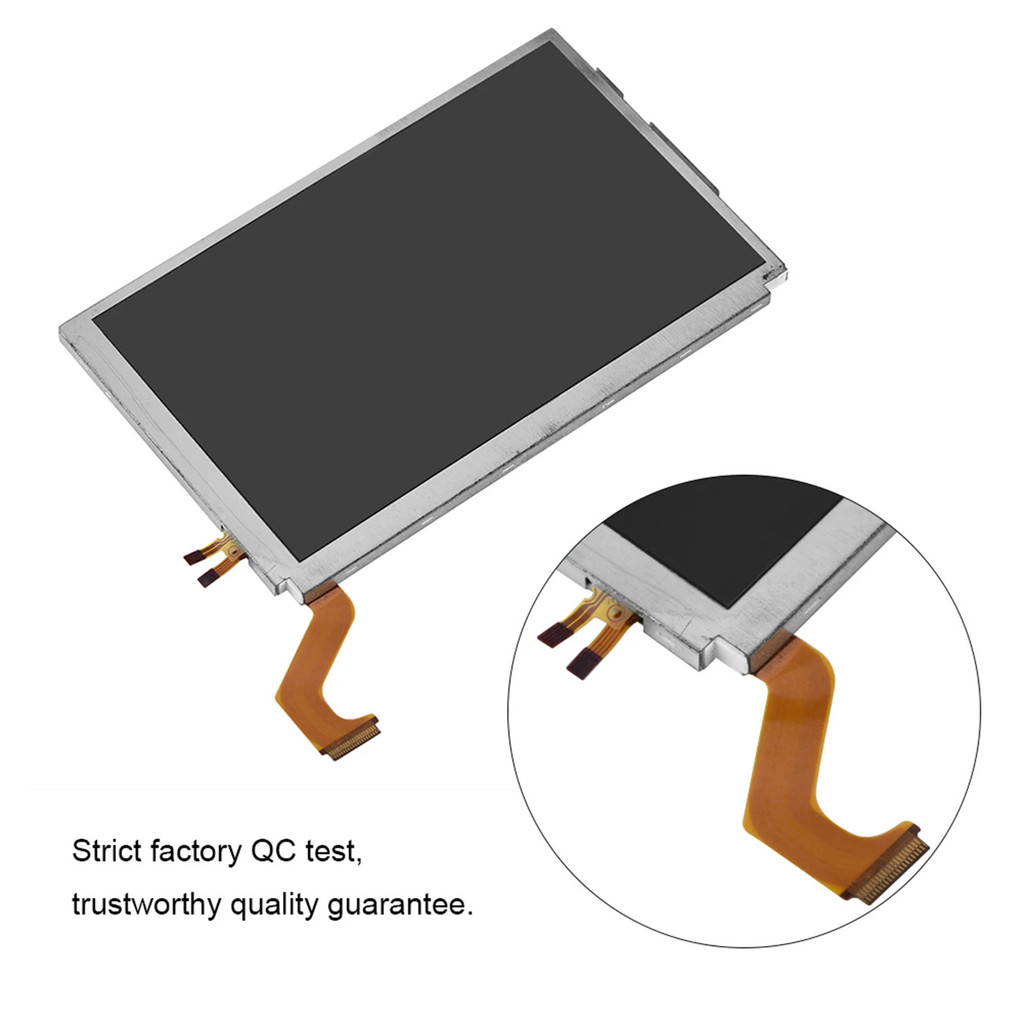 จอแสดงผลด้านบนสําหรับ 3ds XL เปลี่ยนหน้าจอ LCD อะไหล่อุปกรณ์เสริมด้านบนจอแสดงผล Lcd สําหรับ 3ds XL S