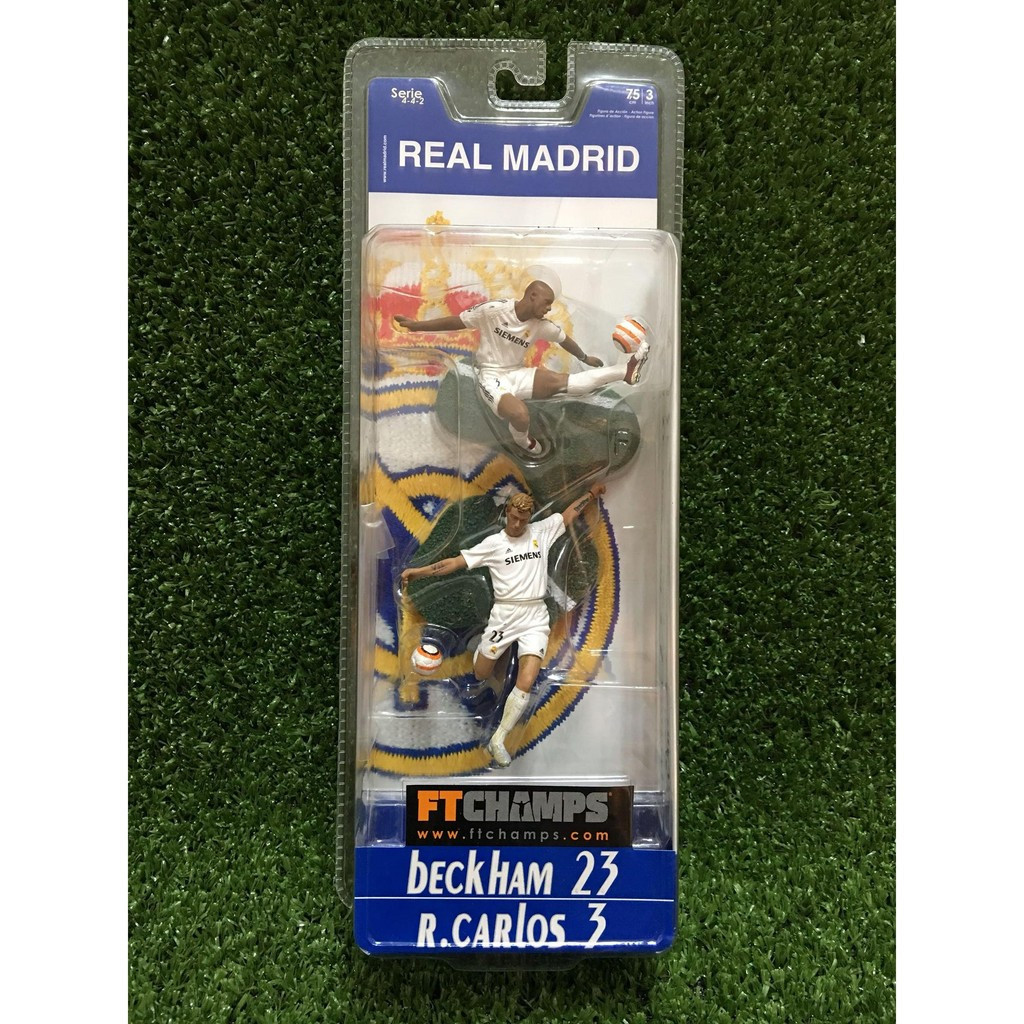 ตุ๊กตาฟุตบอล Huangma FT CHAMPS รุ่นคู่ 10 ซม. (Becham+Carlos) ของขวัญวันเกิด