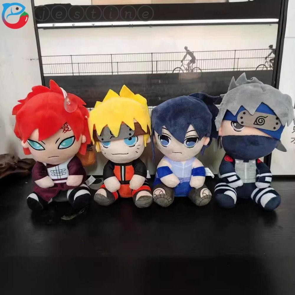 JESTINE Naruto Plush Doll, Uchiha Itachi อะนิเมะญี่ปุ่น Kakashi Plush ของเล่น,คลาสสิกน่ารักหมอน Gaar