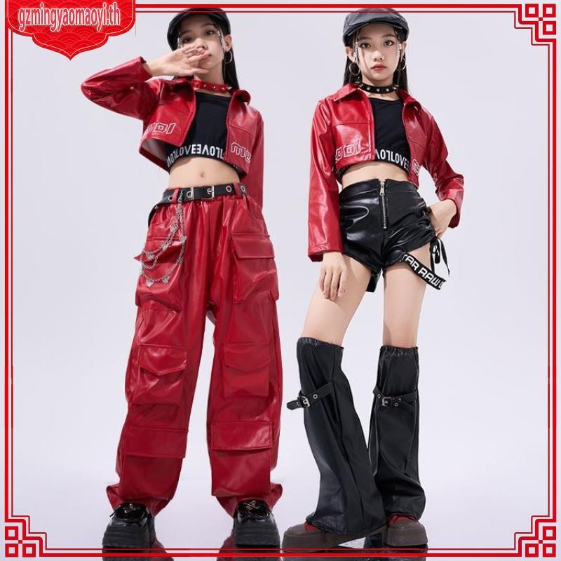 🔥พร้อมส่ง🔥 ชุดเต้นแจ๊ส / เด็ก ๆ แฟชั่นโชว์แฟชั่นเก๋ ๆ / ชุดเต้นรำ Jazz / ชุดนักเต้นวัยรุ่น