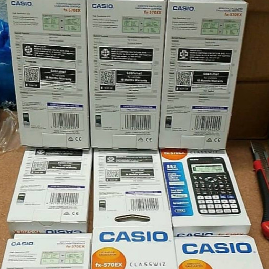 Casio FX-570EX RM139 fx-991EX RM150 (Marco)ClassWiz Series เครื่องคิดเลขวิทยาศาสตร์รับประกัน 18 เดือ