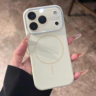 การออกแบบ17 Skin-friendly silicone Soft case ขาว เคส เข้ากันได้ For iPhone 17 Pro Max case 13 14 15 16 Pro Max Case