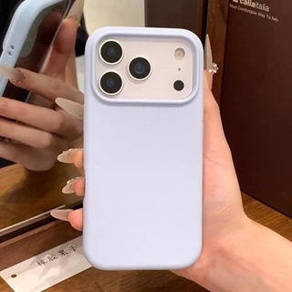 เคส ซิลิโคน กันเปื้อน กำมะหยี่ Silicone Cover Case For iPhone 17 17Pro 17Air 17Promax 11/12 16 Promax 13 14 Pro max 15