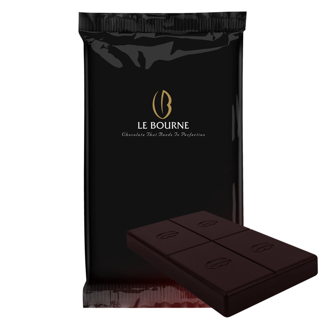 เลอ บอร์น ดาร์ก คอมพาวด์ ช็อกโกแลต แบบบล็อก ขนาด 1 กก./แพ็ก LE BOURNE DARK COMPOUND CHOCOLATE BLOCK 1 KG./PACK