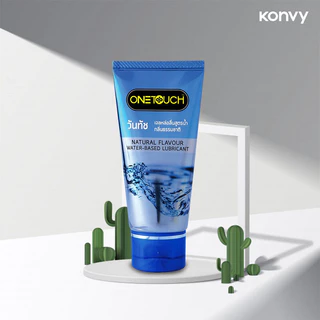 Onetouch Water-Base Lubricant วันทัช เจลหล่อลื่นสูตรน้ำ 75ml (Natural Flavour/Strawberry Flavour/Chocolate Flavour)