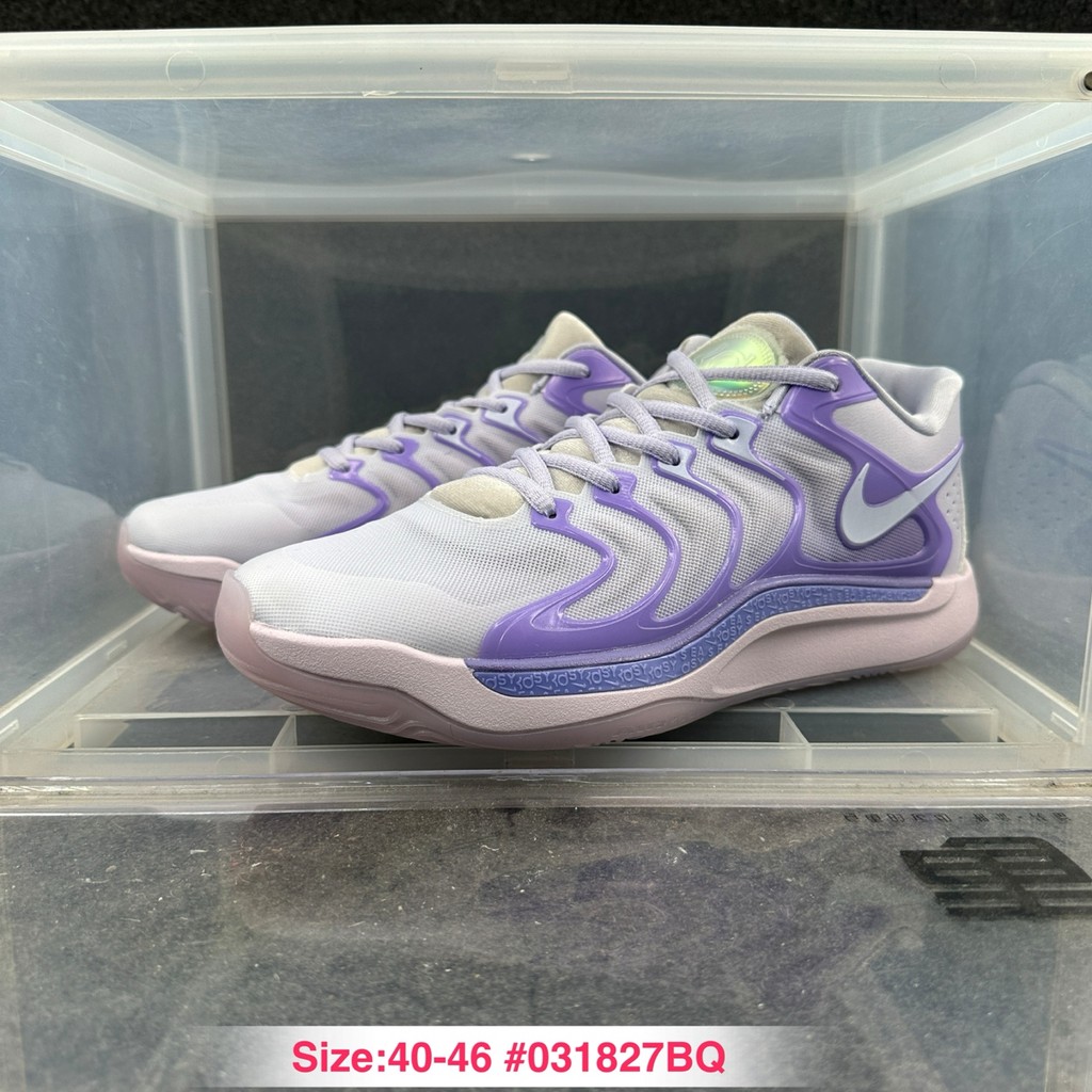 Spot รองเท้าบาสเก็ตบอล Nike KD 17! มะเร็งเต้านม! มาตรฐานจริงพร้อมเบาะลม!