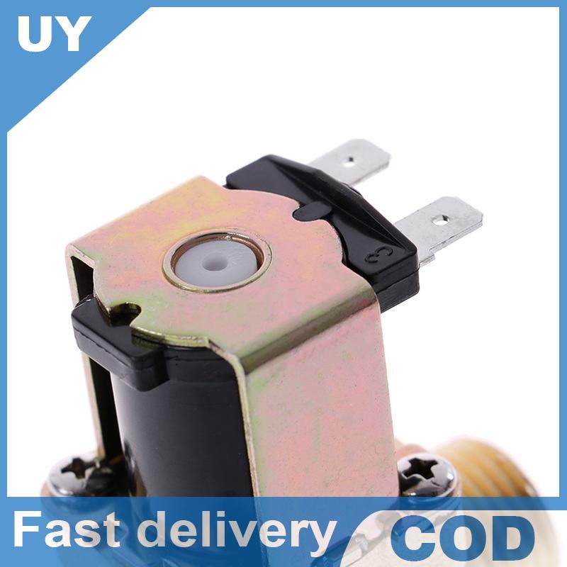 Null G1/2 ทองเหลืองไฟฟ้า Solenoid วาล์ว DC 12v 24v AC220v สําหรับเครื่องทําน้ําอุ่นพลังงานแสงอาทิตย์
