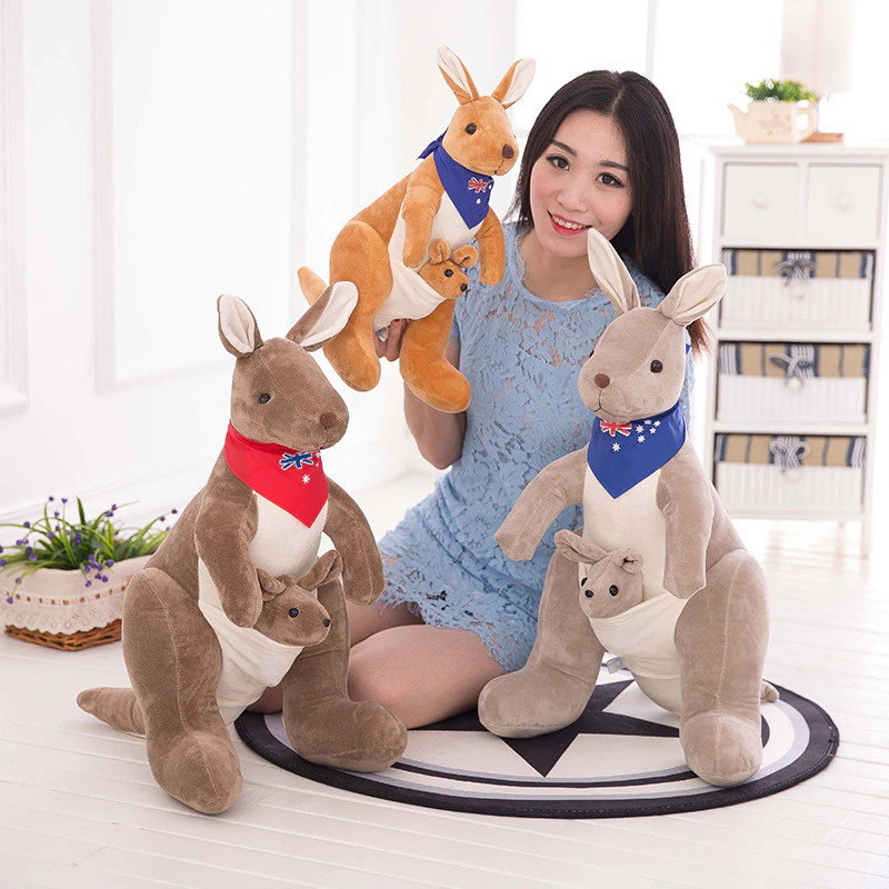 ตุ๊กตาแม่ลูกจิงโจ้ออสเตรเลีย ของเล่นเด็ก thumbnail 4