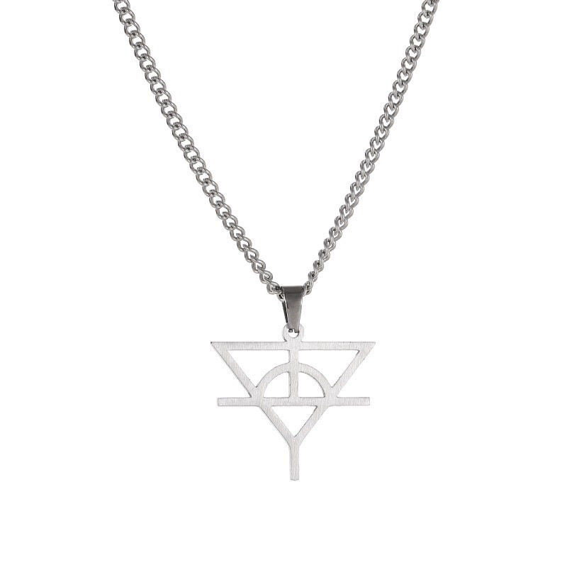 ภูเขาสีขาวสไตล์เดียวกัน Hua Chenyu สร้อยคอสไตล์เดียวกัน HCY โลโก้ Mars คอนเสิร์ต ET ผู้ชายผู้หญิงแฟน