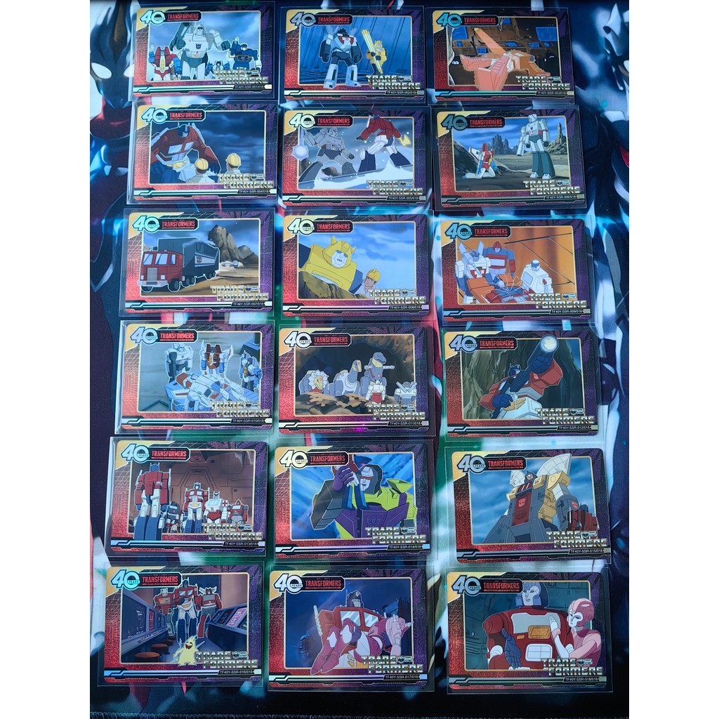 การ์ด Transformers SSR ครบชุด Cybertron การประชุมประจําปี Horizon Collection Card 40th Anniversary E