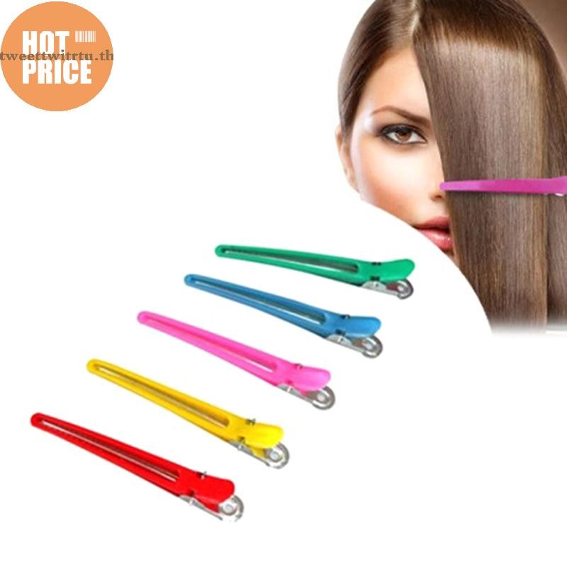 TRTU 10 ชิ้น Salon Hairpins ส่วนเฉพาะ Grip ผมทําผมพลาสติก TH
