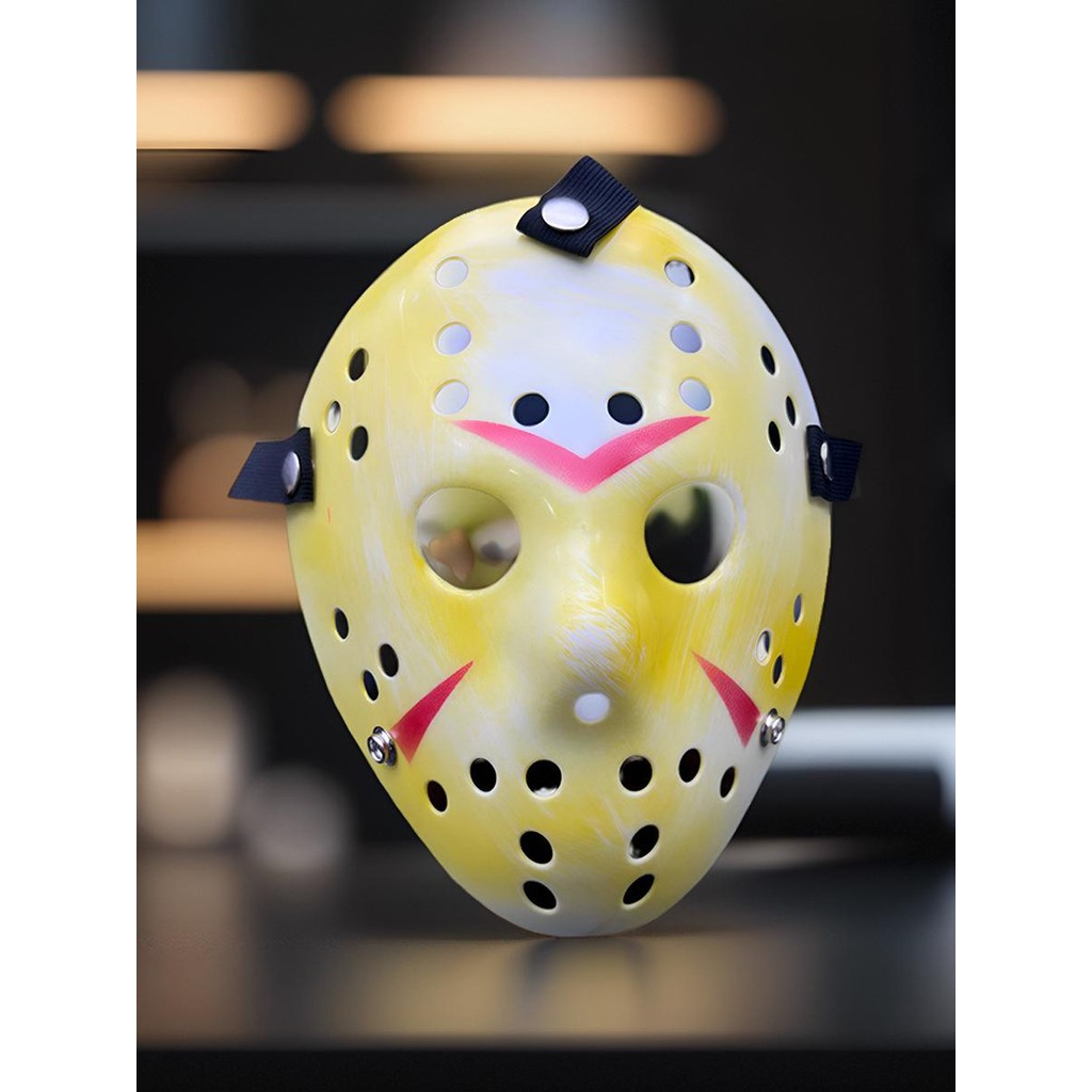 หน้ากากผีฮาโลวีน หน้ากากฮาโลวีน หน้ากากธีมภาพยนตร์ Jason Mask Freddy vs Jason Theme Mask ฮาโลวีนสยอง