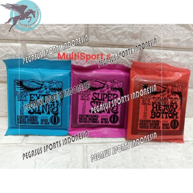 นําเข้าแบตเตอรี่ไฟฟ้าของแท้ 100% GUITAR STRINGS ERNIE BALL GOOD
