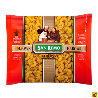 ซานรีโม เส้นพาสต้าเอลโบว์ 500 ก.