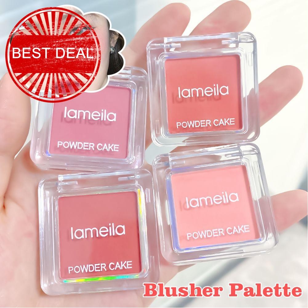 Latin Face Blush แป้งแต่งหน้า Peach Red Rouge S7V9 M4W3 Waterproof Blusher Lasting W3L5