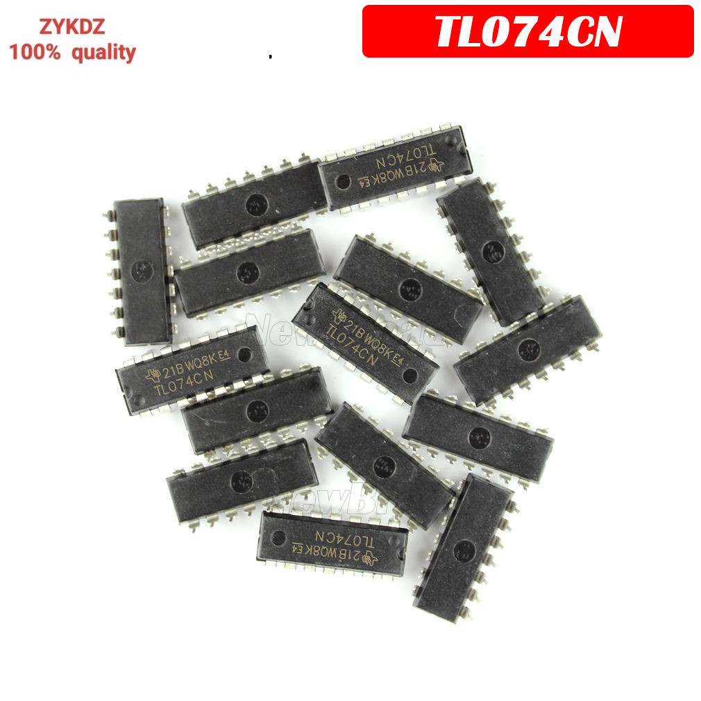10PCS TL074CN DIP14 TL074 DIP IC ใหม่และต้นฉบับ