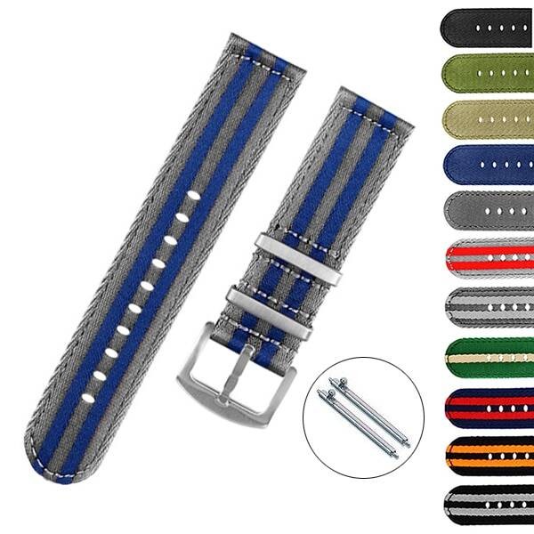 20 มม.22 มม.ไนลอน NATO สายผ้าใบผู้ชายกีฬาเปลี่ยนสร้อยข้อมือสําหรับนาฬิกา GT 3 2 pro 46 มม.Amazfit GT