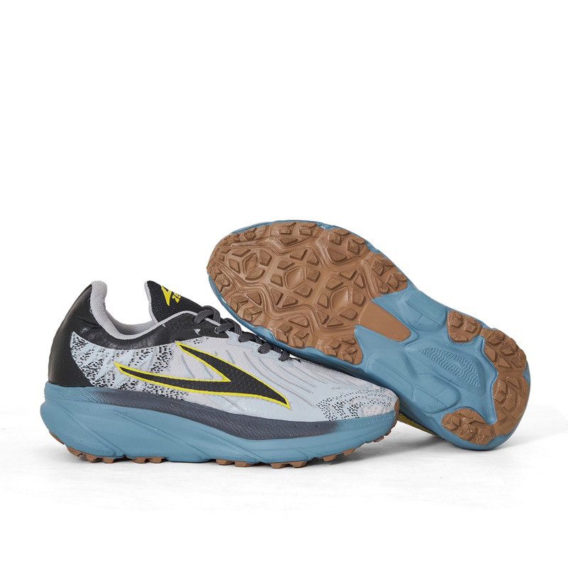 BERGU_IDZevma Tera Speed .1 สีเทาสีดํา - ผู้ชายและผู้หญิง Running Trail Run เดินป่ากีฬารองเท้า Casua