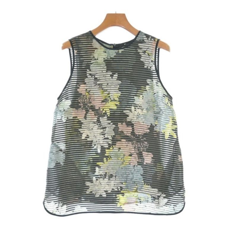 Erdem Blouse Women black White yellow overall pattern Direct from Japan Secondhand