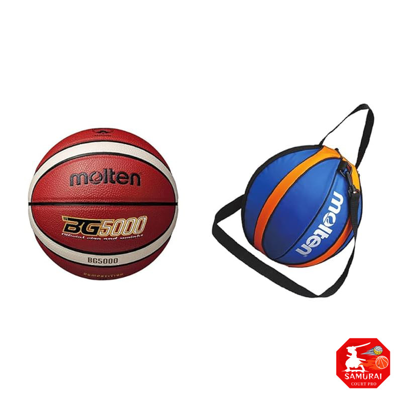 Molten Basketball for Elementary School Students Size 5 Certified Ball BG5000 Orange x Ivory B5G5000