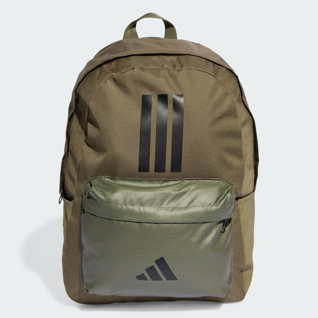 adidas Lifestyle Classic Back-to-School 3-Stripes Backpack Unisex Green IS7042