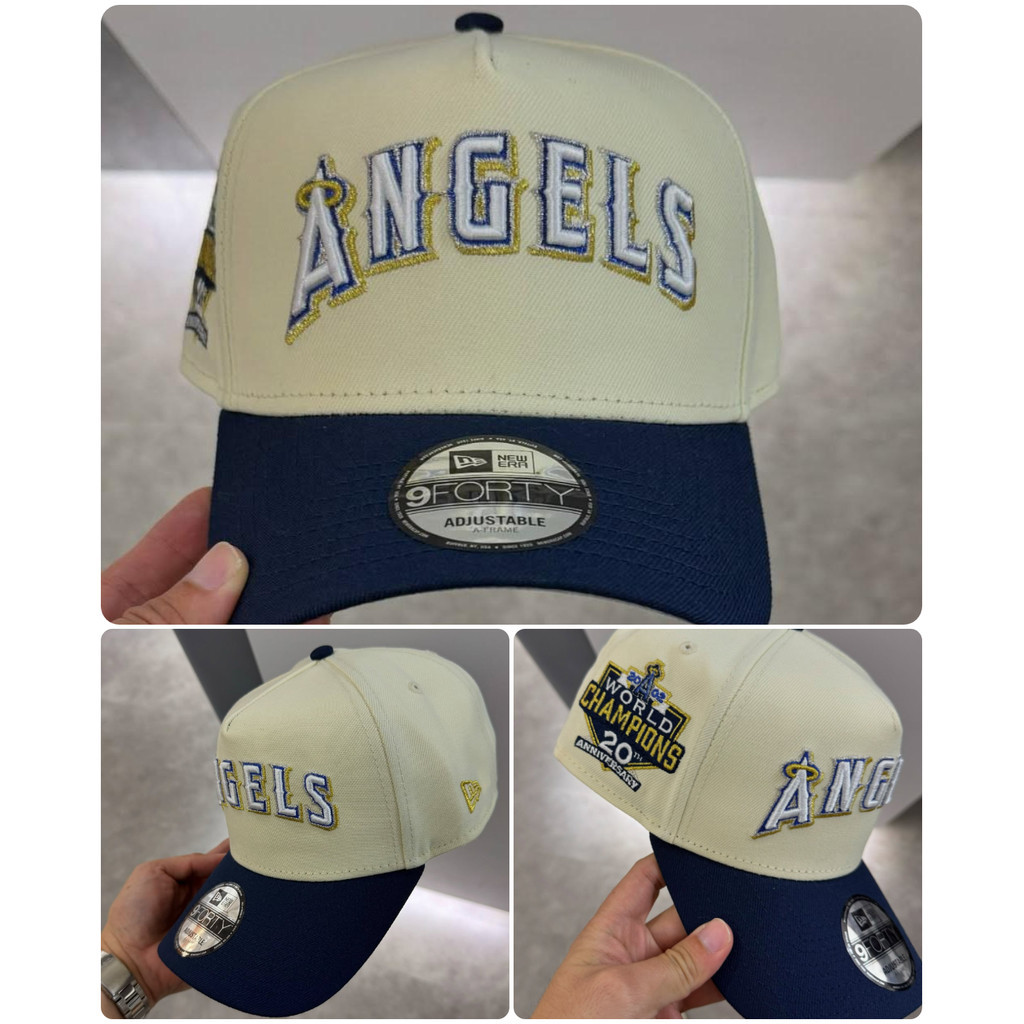 MLB Los Angeles Angels World Champions 20th Anniversary Chrome Two Tone Editio.n 9F.or.ty A Frame Sn