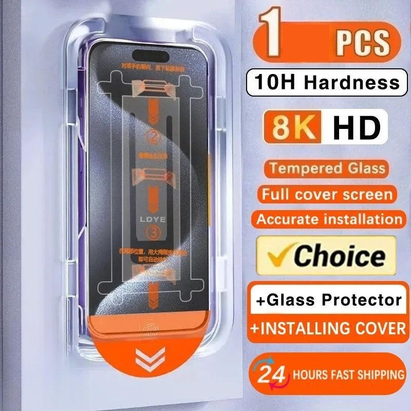 ฝุ่นฟรีกระจกนิรภัยป้องกันหน้าจอสําหรับVIVO Y29 Y29S Y28 Y28S Y17 Y15 Y12 Y11 Y02 Y02S Y03 Y04 Y12S Y