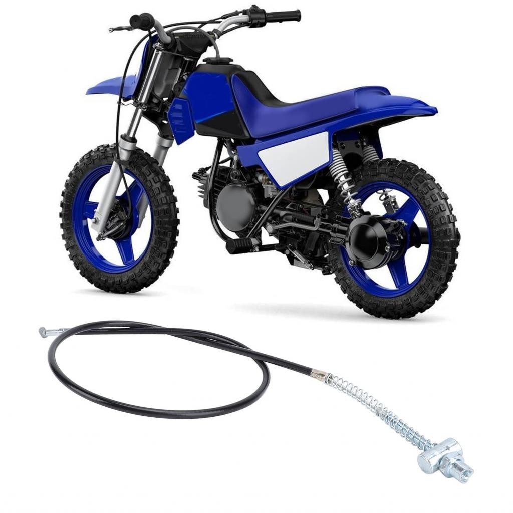 Lemendhk ด้านหน้ากลองสายเบรคโลหะ Enhanced Stability ปรับปรุงควบคุม PEEWEE PW50 PY50 PIT PRO DIRT BIK