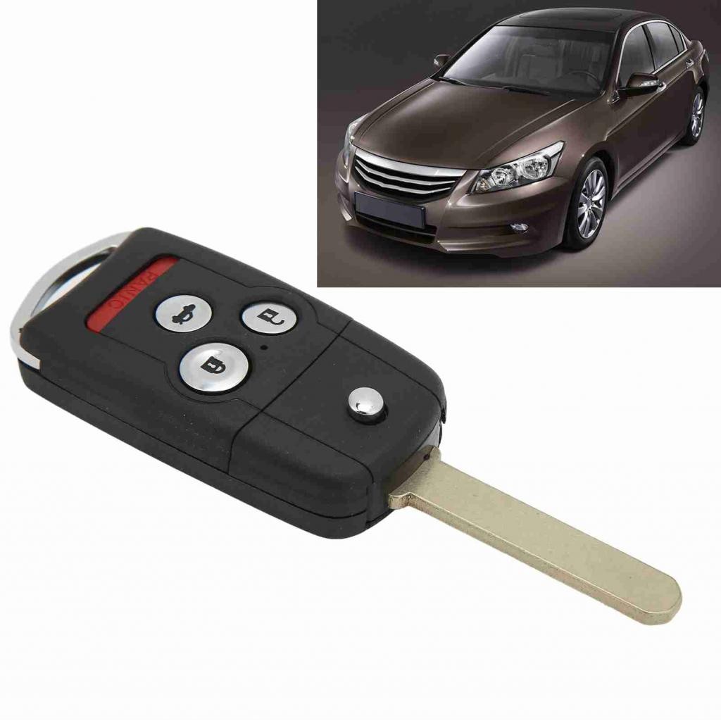 Mingxiu 4 ปุ่มกุญแจรถ Fob Shell Keyless Flip พับ MLBHLIK-1T OUCG8D-439H-A N5F0602A1A พับสําหรับ