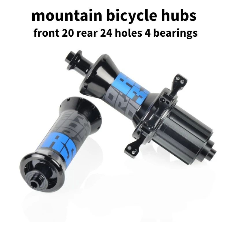 Original Mountain จักรยาน Hubs ด้านหน้า 20 ด้านหลัง 24 หลุม 4 แบริ่ง 6 Paws 72 คลิก HG 11 Speed Bike