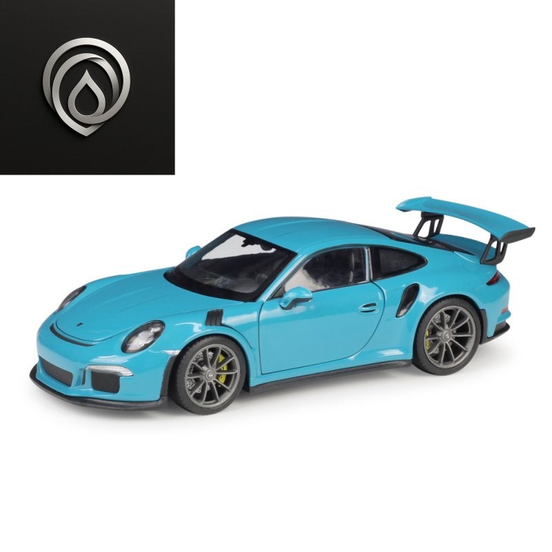 WELLY วิลลี่ 1:24 ปอร์เช่ GT3 RS โมเดลรถโลหะจำลอง ของสะสมสำหรับผู้ใหญ่ X3LZ