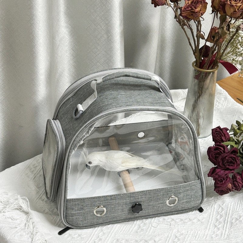 Parrot Outing Bag Messenger Breathable Bird Walking Bag Cockatoo Outing Bag Portable Bird Bag Transp