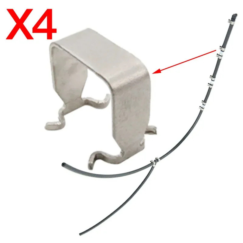 การใช้กลับท่อท่อสาย Clamp คลิปฉีดหัวฉีดสําหรับ Opel Astra HJ Meriva AB Zafira B Corsa CD Mokka 8170