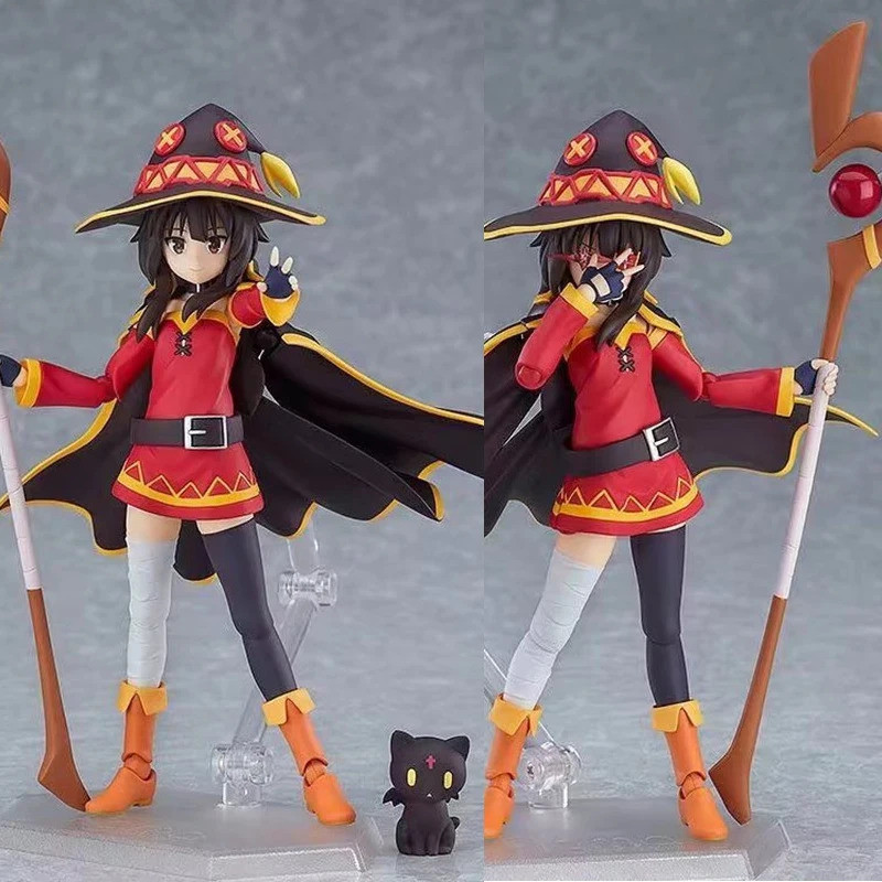 อะนิเมะ Figma Sekai Konosuba Megmin Kono Subarashii 407 Action Figure 725 Gods Blessing Megumin ตุ๊ก