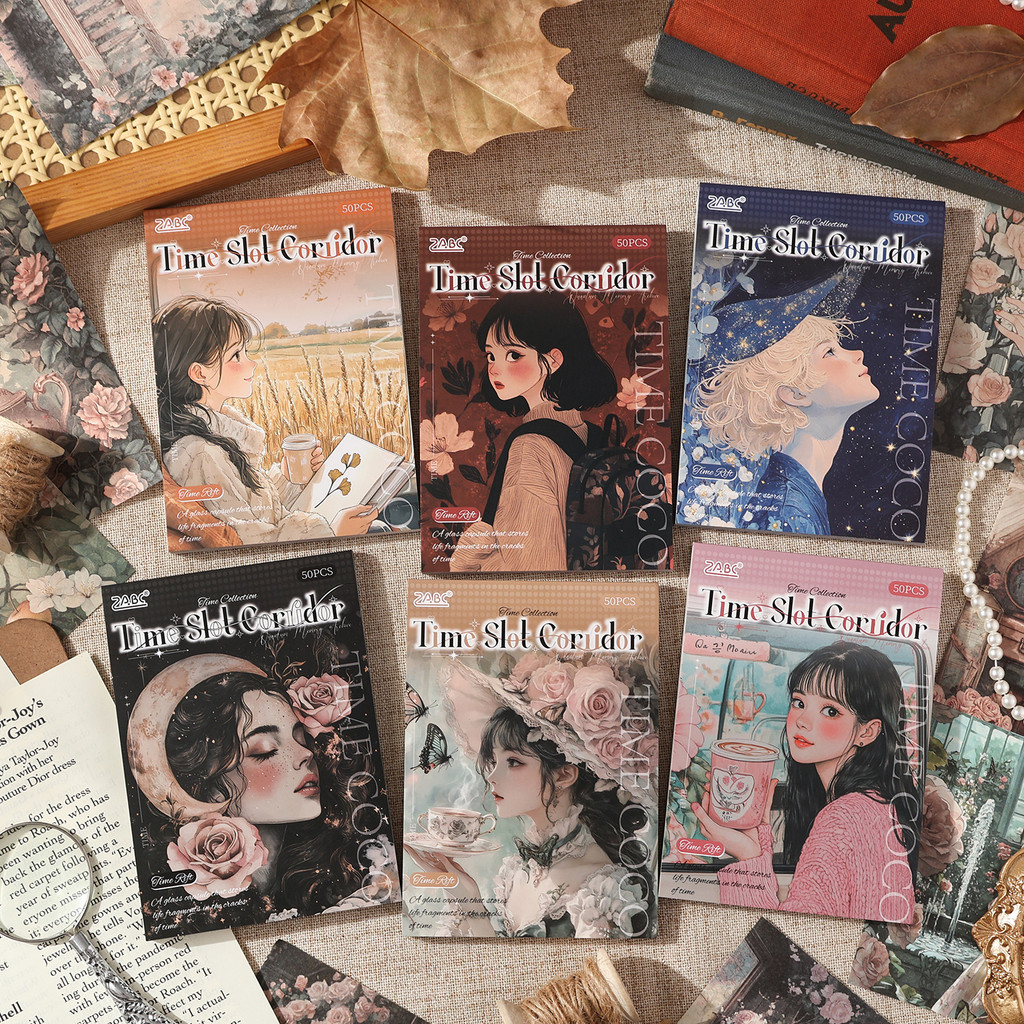 นาย กระดาษ50แผ่น/ถุงแสงกระดาษวัสดุหนังสือย้อนยุควรรณกรรมสา รูปที่ 7