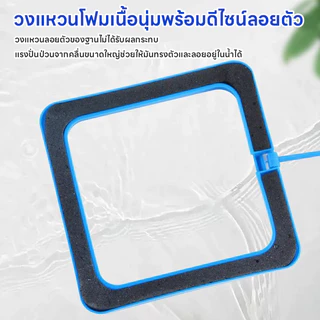(พร้อมส่ง)ห่วงให้อาหารปลา FEEDING RING ที่กั้นอาหารปลา ที่ให้อาหารปลา ลอยน้ำ ป้องกันอาหารปลาไม่ลอยไปทั่วตู้