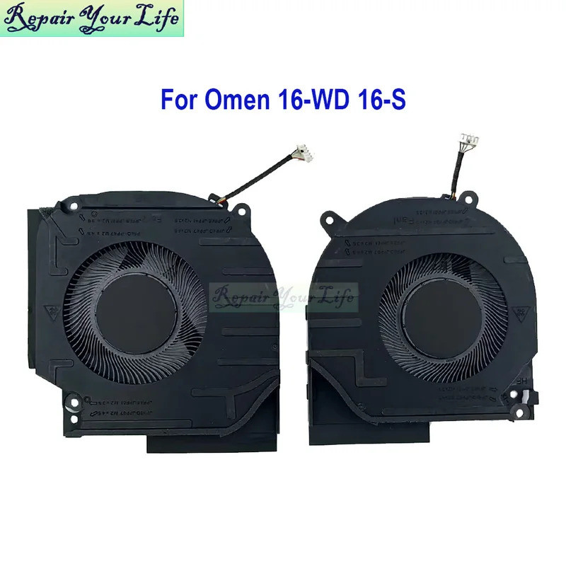 Ii12V CPU GPU พัดลม Cooler สําหรับ HP Omen 16-WD 16-XD Victus 16-S TPN-C169 N44742 N44738 001 แล็ปท็
