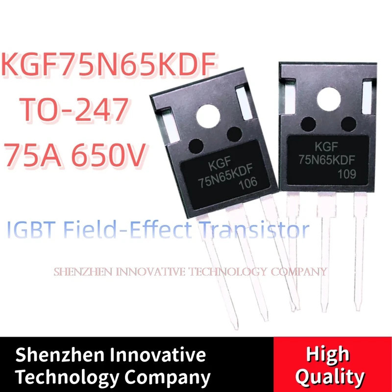 5/10/20PCS 1 คุณภาพสูง KGF75N65KDF KGF75N65 75N65 75N65KDF TO-247 75A 650V IGBT Field-Effect ทรานซิส