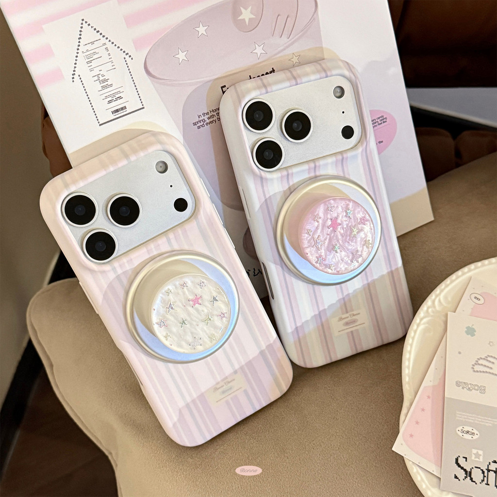 Fritillaria Full Screen Stars เหมาะสําหรับ Apple 17pm ฟิล์มนุ่ม iphone16 เคสโทรศัพท์ 15 วงเล็บแม่เหล็ก 17 Gilt