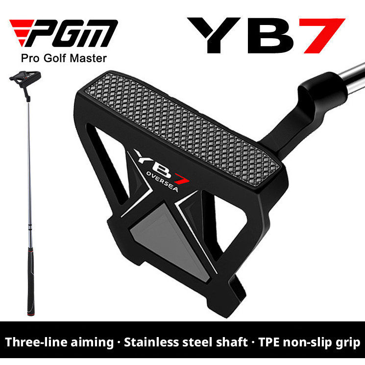 PGM GOLF พัตเตอร์กอล์ฟ TUG096 | Steel Shaft Alignment Aid Anti-Slip Grip Durable Head
